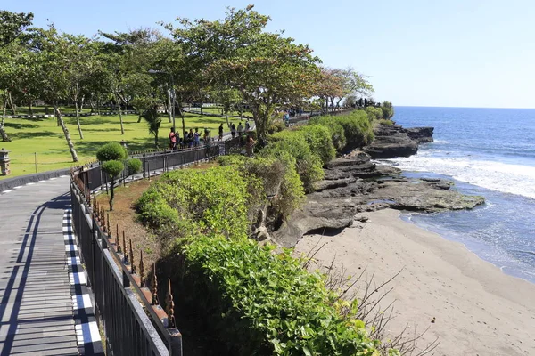 Templo Tanah Lot Durante Día Indonesia — Foto de Stock