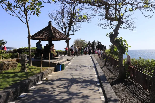 Tempio Tanah Lot Giorno Indonesia — Foto Stock