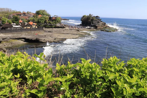 Hermosa Vista Mar Desde Templo Indonesia — Foto de Stock