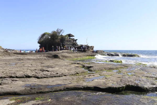 Vacker Havsutsikt Från Indonesiska Templet — Stockfoto