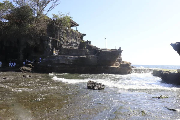 Scenisk Utsikt Över Havet Från Templet Indonesien — Stockfoto