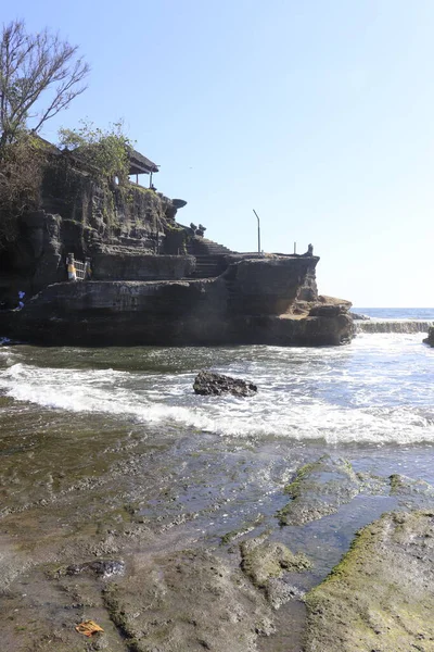 Vista Sull Oceano Dal Tempio Indonesia — Foto Stock