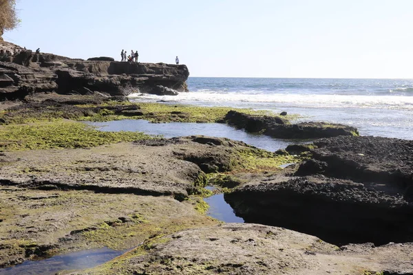 Vista Sull Oceano Dal Tempio Indonesia — Foto Stock