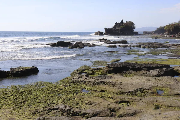 Vista Sull Oceano Dal Tempio Indonesia — Foto Stock