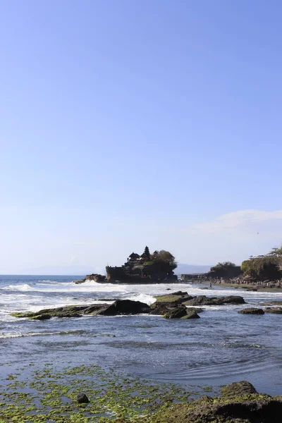 Scenisk Utsikt Över Havet Från Templet Indonesien — Stockfoto