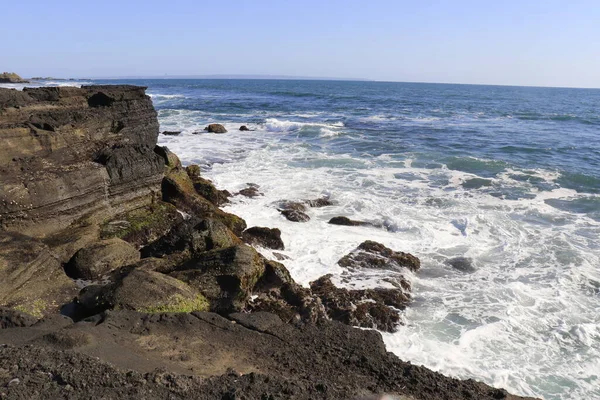 Vista Sull Oceano Dal Tempio Indonesia — Foto Stock