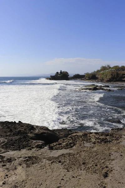 Scenic View Ocean Temple Indonesia — Stock Photo, Image