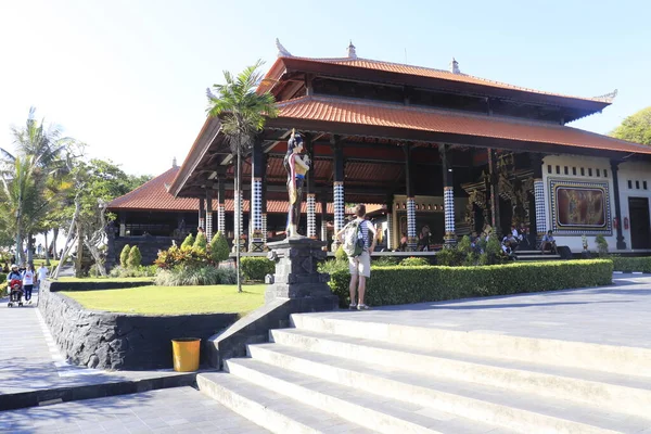 Tempel Tanah Lot Bei Tag Indonesien — Stockfoto