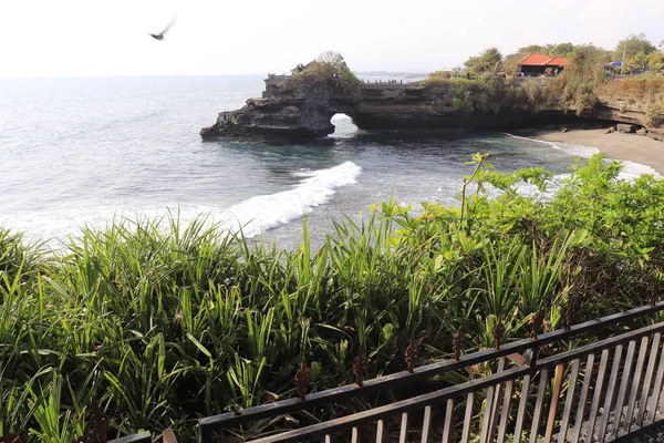 Malerischer Blick Auf Das Meer Vom Tempel Indonesien — Stockfoto