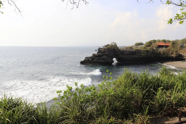 Vacker Havsutsikt Från Indonesiska Templet — Stockfoto