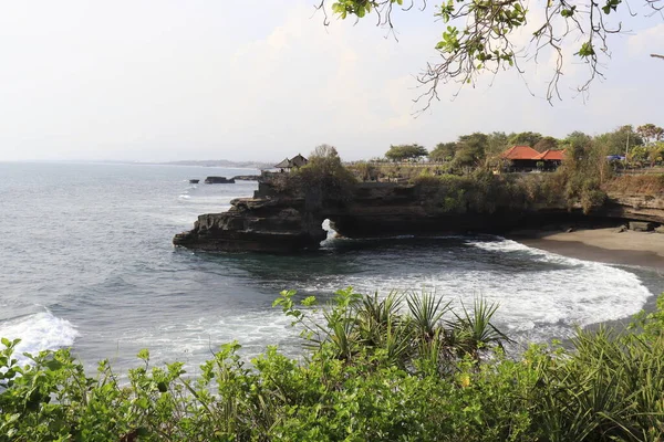 Malerischer Blick Auf Das Meer Vom Tempel Indonesien — Stockfoto