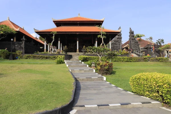 Kuil Tanah Lot Siang Hari Indonesia — Stok Foto