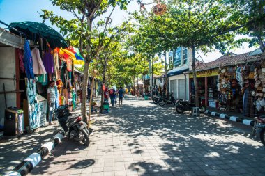 Endonezya 'daki tapınağın Asya tarzı mimarisi