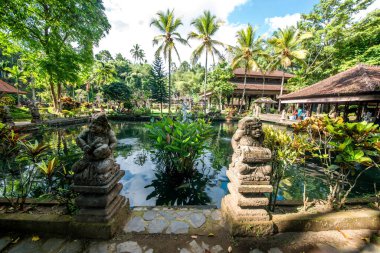 Ubud 'daki Endonezya antik tapınağı 