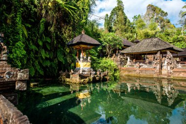 Ubud 'daki Endonezya antik tapınağı 