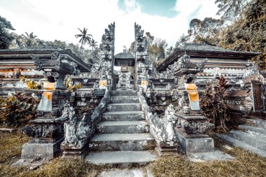 Ubud 'daki Endonezya antik tapınağı 