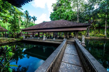 Ubud 'daki Endonezya antik tapınağı 