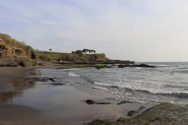 Tempel Tanah Lot Bei Tag Indonesien — Stockfoto