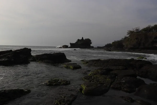 Vacker Havsutsikt Från Indonesiska Templet — Stockfoto