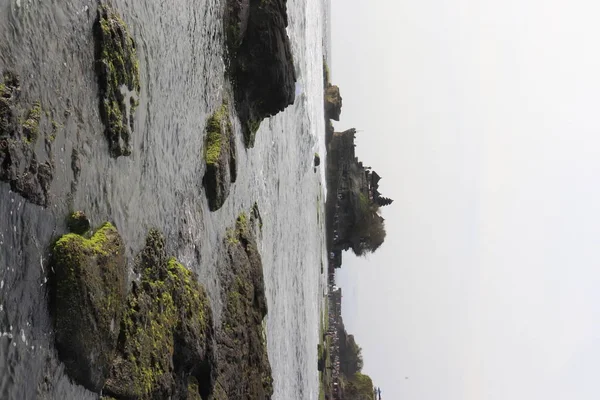 Vue Sur Océan Depuis Temple Indonésie — Photo