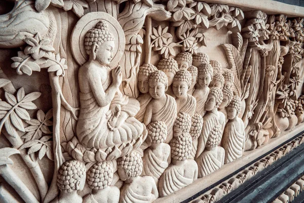 Азиатский Стиль Архитектуры Храма Индонезии — стоковое фото
