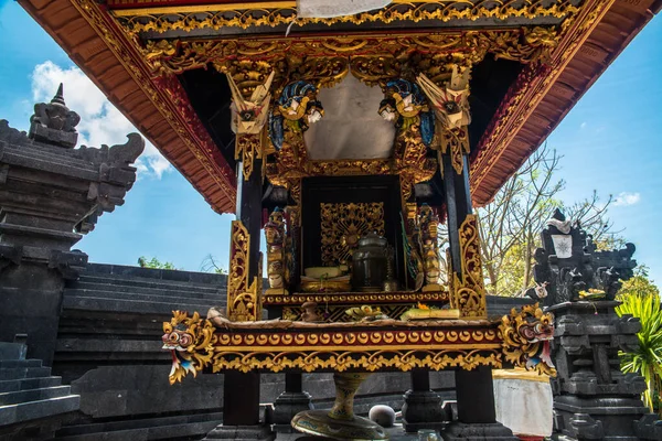 Endonezya Daki Tapınağın Asya Tarzı Mimarisi — Stok fotoğraf