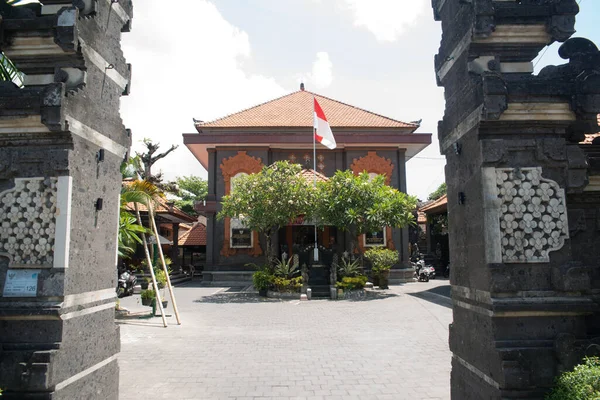 Tempelarchitektur Asiatischen Stil Indonesien — Stockfoto