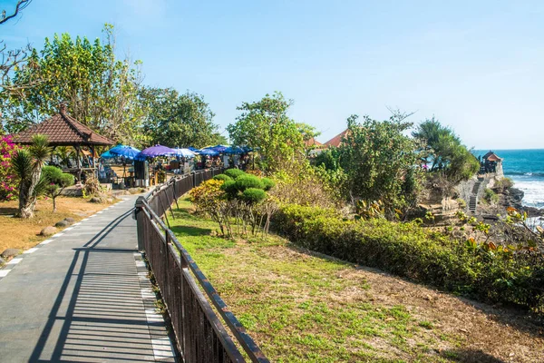 Tanah Lot Temple Daytime Indonesia — Stock Photo, Image