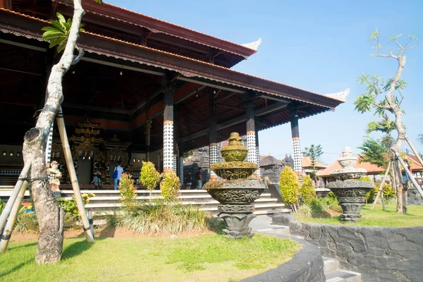 Endonezya Daki Tapınağın Asya Tarzı Mimarisi — Stok fotoğraf