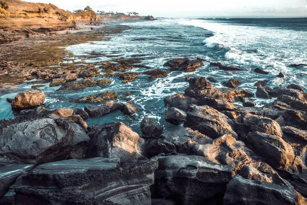 Malerischer Blick Auf Das Meer Vom Tempel Indonesien — Stockfoto