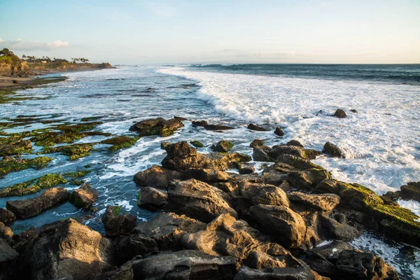 Vista Panoramica Dell Oceano Dal Tempio Indonesia — Foto Stock