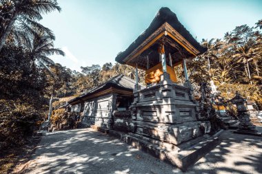 Gündüz vakti Endonezya 'da Gunung Kawi Tapınağı