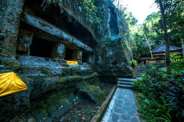 Endonezya 'daki Gunung Kawi Tapınağı' nın antik mimarisi