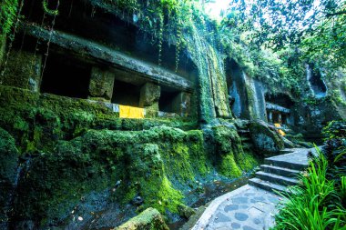 Endonezya 'daki Gunung Kawi Tapınağı' nın antik mimarisi