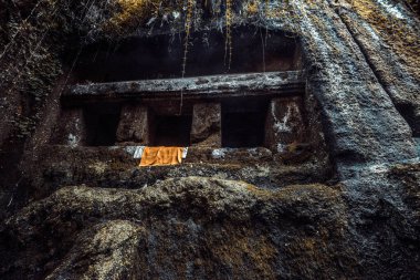 Endonezya 'daki Gunung Kawi Tapınağı' nın antik mimarisi