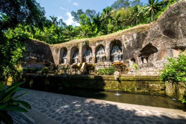 Endonezya 'daki Gunung Kawi Tapınağı' nın antik mimarisi