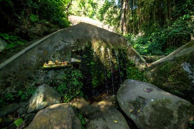 Gündüz vakti Endonezya 'da Gunung Kawi Tapınağı