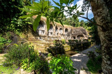 Endonezya 'daki Gunung Kawi Tapınağı' nın antik mimarisi