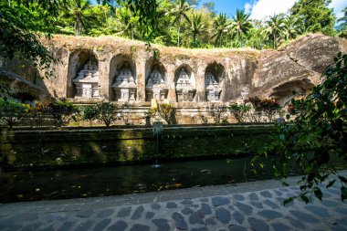 Endonezya 'daki Gunung Kawi Tapınağı' nın antik mimarisi