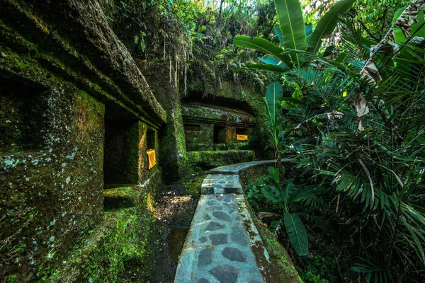 Starożytna Architektura Świątyni Gunung Kawi Indonezja — Zdjęcie stockowe