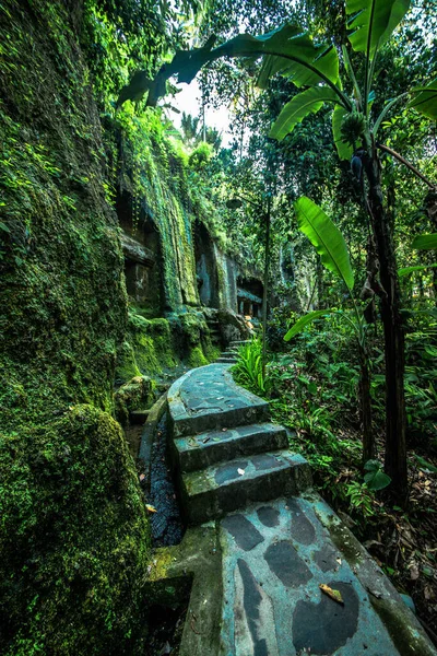 Arquitetura Antiga Templo Gunung Kawi Indonésia — Fotografia de Stock