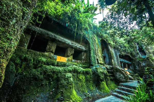 Endonezya Daki Gunung Kawi Tapınağı Nın Antik Mimarisi — Stok fotoğraf