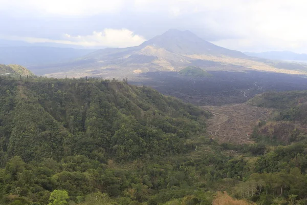 Αεροφωτογραφία Του Βουνού Kintamani Ubud Ινδονησία — Φωτογραφία Αρχείου