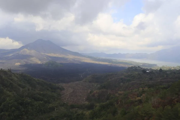 Αεροφωτογραφία Του Βουνού Kintamani Ubud Ινδονησία — Φωτογραφία Αρχείου
