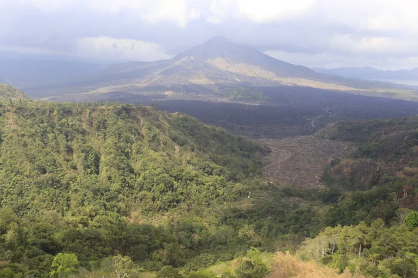Widok Góry Kintamani Ubud Indonezja — Zdjęcie stockowe