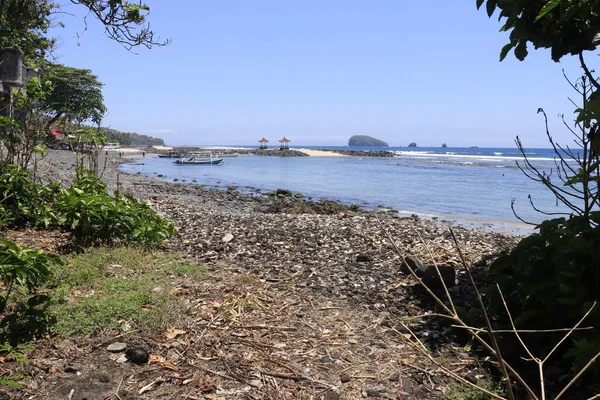 Una Vista Desde Parte Superior Playa Ubud Indonesia — Foto de Stock