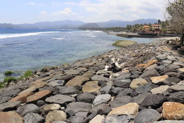 Ein Schöner Blick Auf Den Strand Bali Indonesien — Stockfoto