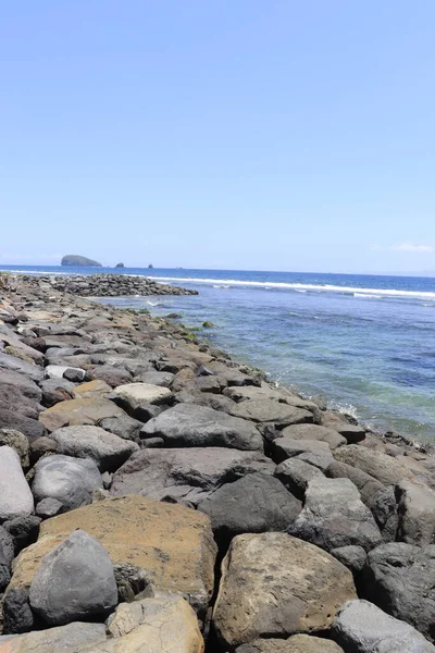 Widok Ocean Świątyni Lempuyang Indonezji — Zdjęcie stockowe