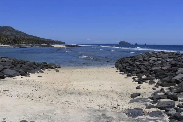 Een Prachtig Uitzicht Het Strand Bali Indonesië — Stockfoto