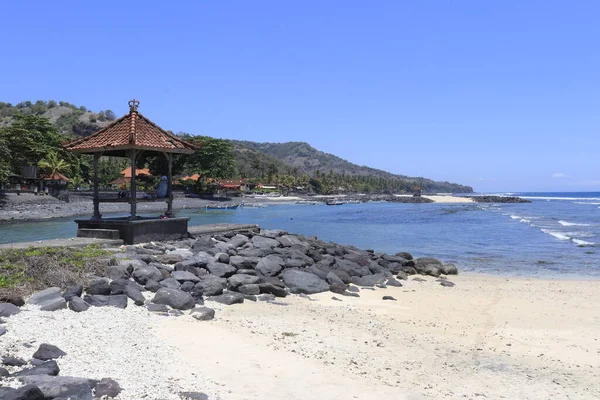 Vista Sull Oceano Dal Tempio Lempuyang Indonesia — Foto Stock